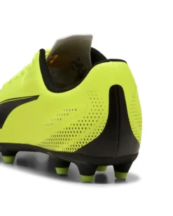 PUMA - SCARPA DA CALCIO DA UOMO GIALLO FLUO E NERA VITORIA II FG/AG, 108500-06