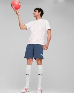 PUMA - Scarpa da calcio uomo bianca e rossa - ULTRA PLAY FG/AG