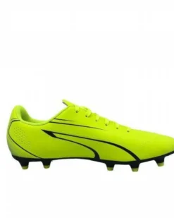 PUMA - SCARPA DA CALCIO UOMO LIME E NERA VITORIA FG/AG - 107483-09