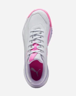 PUMA - SCARPA DA DONNA NOVA SMASH BIANCA CON DETTAGLI LILLA E ROSA- 107788-01