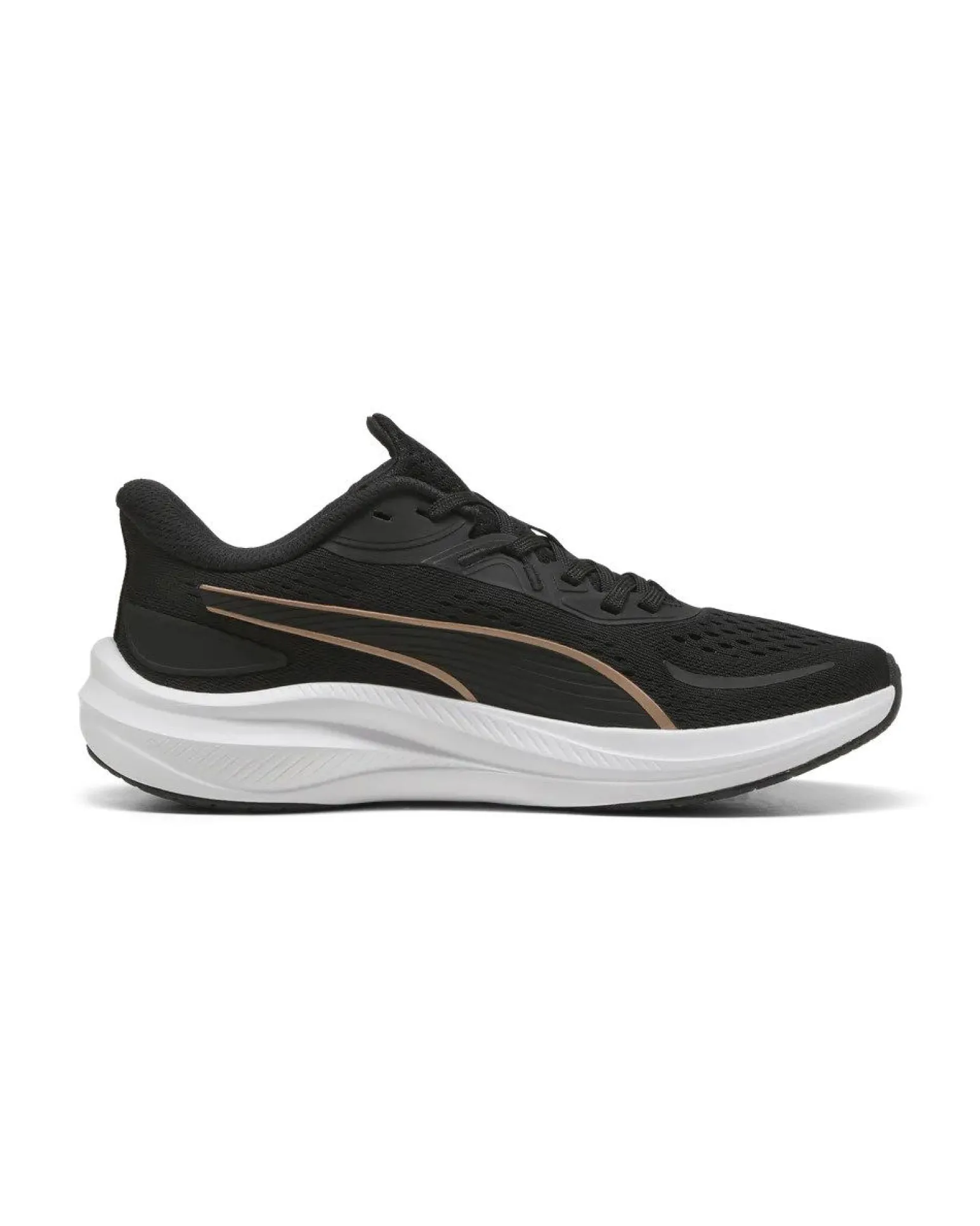 PUMA - SCARPA DA RUNNING NERA CON DETTAGLI BIANCHI E MARRONI - SKYROCKET LITE 2 DA DONNA, 311730-14