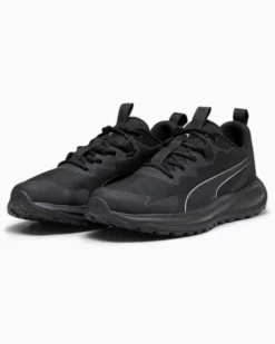 PUMA - Scarpa da trail running nera con soletta in memory foam - TWITCH RUNNER TRAIL