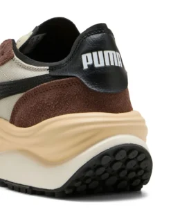 PUMA - Scarpa da uomo beige/marrone con dettagli crema e nero - RIDER ELITE WINTER