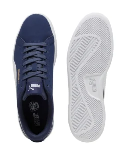 PUMA - Scarpa da uomo blu con dettagli bianchi - PUMA SMASH 3.0 BUCK
