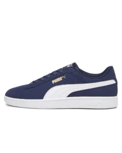 PUMA - Scarpa da uomo blu con dettagli bianchi - PUMA SMASH 3.0 BUCK