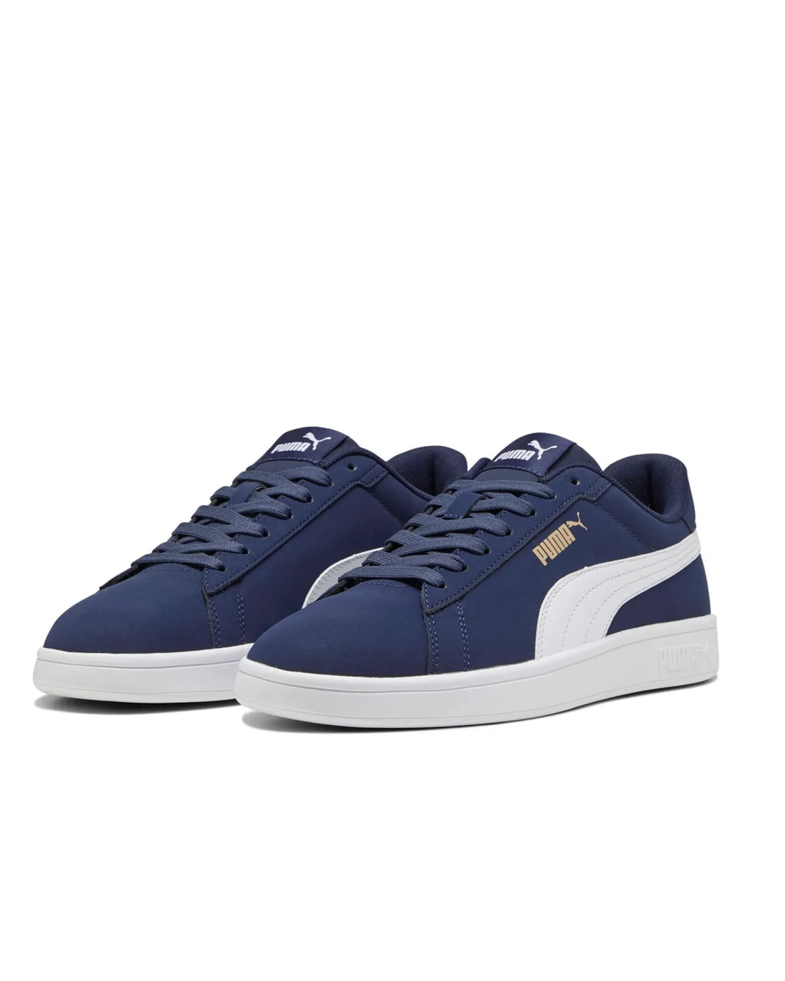 PUMA - Scarpa da uomo blu con dettagli bianchi - PUMA SMASH 3.0 BUCK