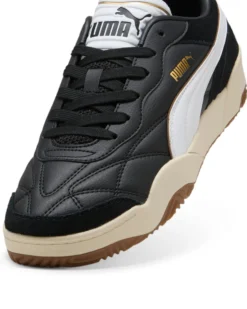 PUMA - Scarpa da uomo nera con dettagli bianchi e beige - PUMA TIFOSI SD