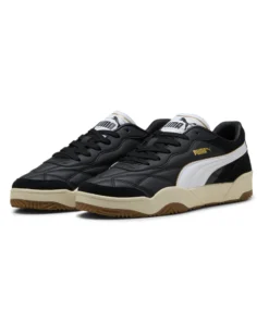 PUMA - Scarpa da uomo nera con dettagli bianchi e beige - PUMA TIFOSI SD
