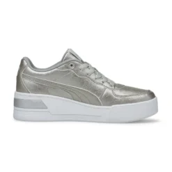 PUMA - SCARPA SKYE WEDGE METALLIC SILVER - 38270202