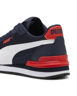 PUMA - SCARPA ST RUNNER V4 MESH BLU-ROSSA DA RAGAZZO 399876-02