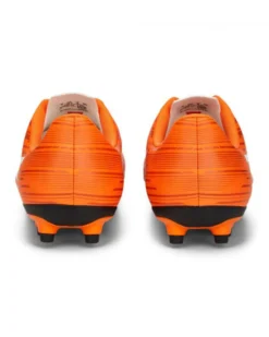 PUMA - Scarpe da calcio bambino arancioni e bianche, numerata 28/38,5 - RAPIDO III FG/AG JR