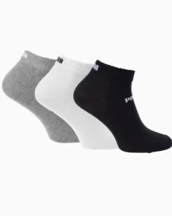 PUMA - SET 3 PAIA CALZE BIANCO, NERO E GRIGIO, 701235358_007