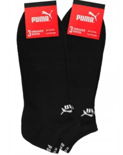 PUMA - SET 3 PAIA FANTASMINO NERO, 701235357_001