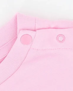 PUMA  - SET SHORT+ T-SHIRT ROSA E CREMA  BABY ( 6 MESI - 4 ANNI)MINICATS ESSENTIALS, 686285-75