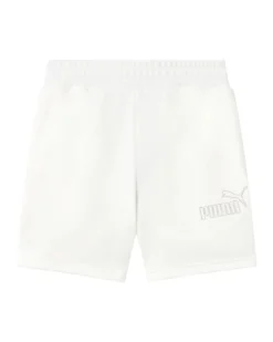 PUMA - SHORT BIANCO ESSENTIAL RHINESTONE HW TR DA DONNA, 693558-02
