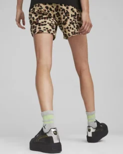 PUMA - SHORT ESS+ANIMAL 5" AOP PRAIRIE TAN DA DONNA - 677928-83