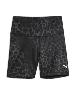 PUMA - SHORT MACULATO NERO E GRIGIO ESSENTIAL SPOTTED HAZE   DA DONNA, 528513-01