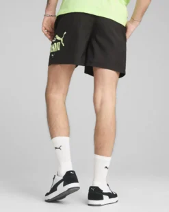 PUMA - SHORT NERO ESS LOGO LAB PUMA WOVEN 5 DA UOMO - 684672-01