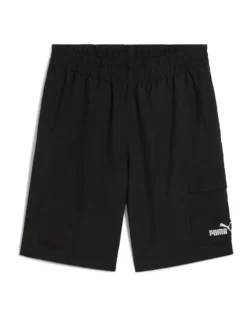 PUMA - SHORT NERO ESS NO. 1 LOGO WOVEN CARGO DA UOMO - 682664-01