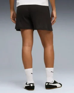 PUMA - SHORT NERO HER HIGH-WAIST 5" DA DONNA, 692390-01