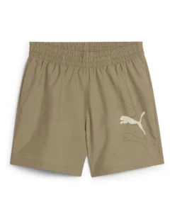 PUMA - SHORT VERDE LOGO LAB LOGO WOVEN 5 DA UOMO - 684673-83