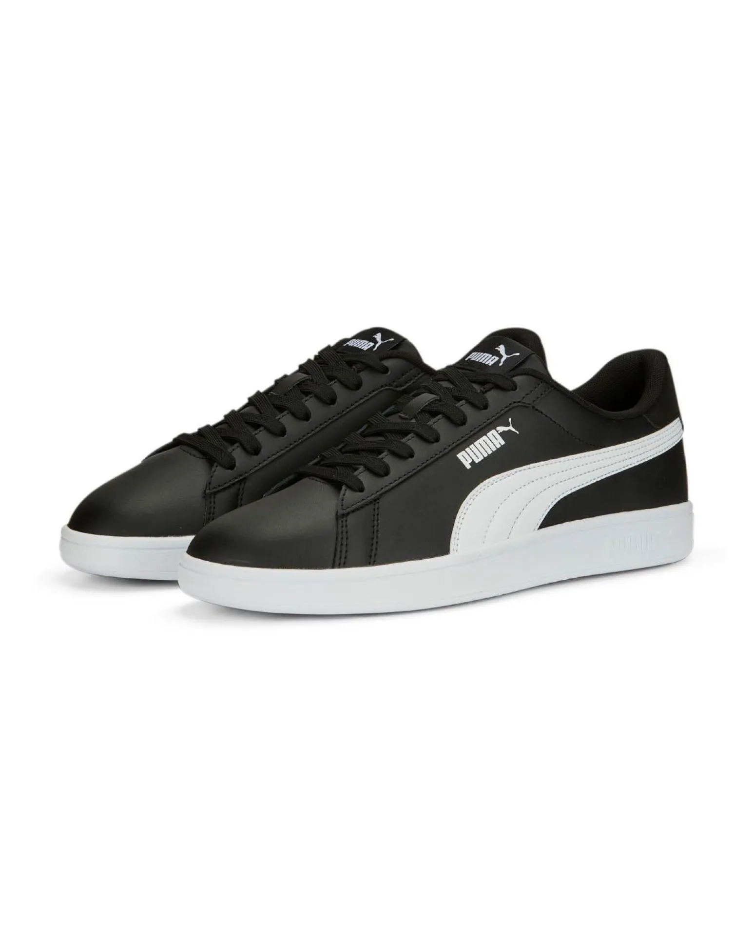 PUMA SMASH 3.0 L - Scarpa nera e bianca