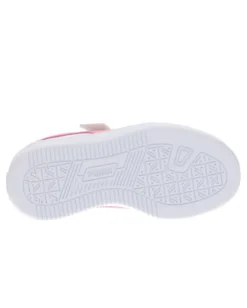 PUMA - Sneaker da bambina bianca e rosa con strappo, numerata 20/27 - CAVEN 2.0 AC INF