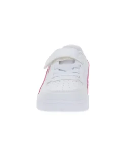 PUMA - Sneaker da bambina bianca e rosa con strappo, numerata 20/27 - CAVEN 2.0 AC INF