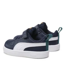 PUMA - Sneaker da bambino blu e bianca con strappo, numerata 20/27 - RICKIE AC INF