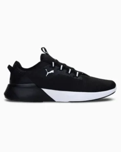 PUMA - Sneaker da uomo nera e bianca in mesh traspirante con soletta in memory foam - RETALIATE 2