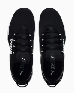 PUMA - Sneaker da uomo nera e bianca in mesh traspirante con soletta in memory foam - RETALIATE 2