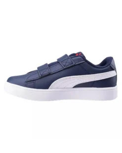 PUMA - SNEAKER JUNIOR RICKIE CLASSIC V PS BLU E BIANCA, NUMERATA 28/35 - 394253-01