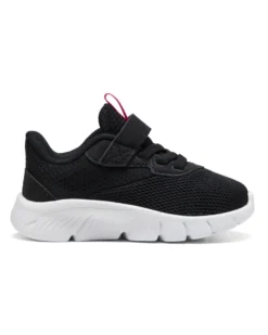 PUMA - SNEAKER KIDS FLEXFOCUS MODERN AC+ TD NERA CON DETTAGLI FUXIA, NUMERATA 20/27, 311523-05