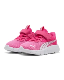 PUMA - SNEAKER KIDS FLEXFOCUS MODERN AC+ TD FUXIA CON DETTAGLI BIANCHI E ROSA, NUMERATA 20/27,  311523-18