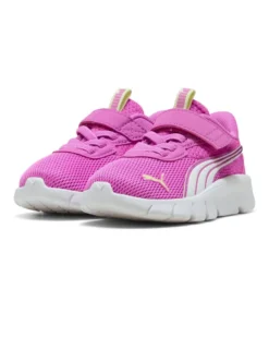 PUMA - SNEAKER KIDS FLEXFOCUS MODERN AC+ TD ROSA CON DETTAGLI BIANCHI, NUMERATA 20/27, 311523-27