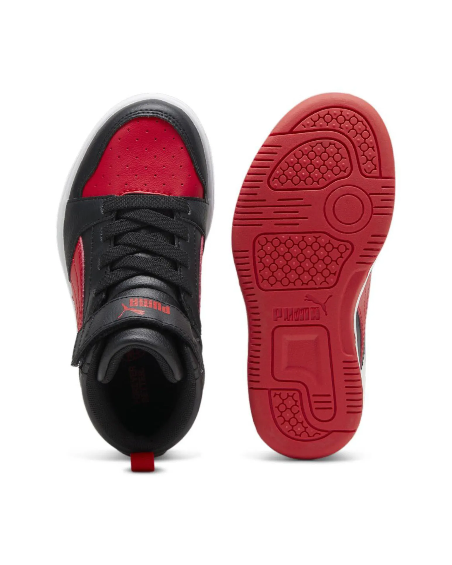 PUMA - Sneakers alta da bambini REBOUND V6 393832-11