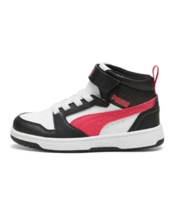 PUMA -SNEAKERS ALTA JUNIOR REBOUND V6, NERA E ROSSA,  NUMERATA 28/35 - 393832-16