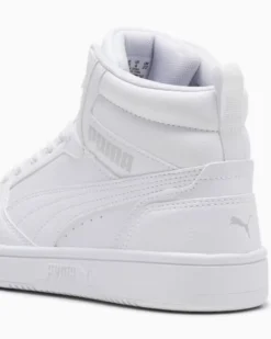 PUMA - sneakers alta REBOUND V6 MID bianca numerata 36/39 393831-05