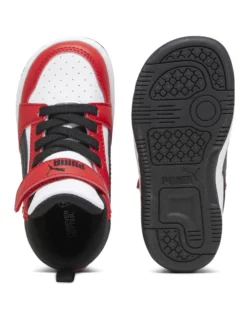 PUMA - Sneakers alta REBOUND V6 MID per bimbi ai primi passi numerata 20/27   396542-03