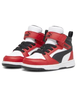 PUMA - Sneakers alta REBOUND V6 MID per bimbi ai primi passi numerata 20/27 396542-03