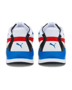 PUMA - Sneakers bianca con dettagli colorati e soletta in memory foam, numerata 36/39 - X-RAY SPEED LITE JR
