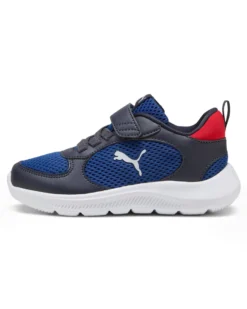 PUMA - SNEAKERS BIMBO  BLU, BIANCA E ROSSA FUN RACER 2 AC+ PS  DAL 28 AL 35,  400580-01
