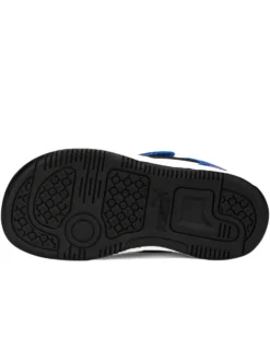 PUMA - Sneakers da bambino blu e bianca con logo nero e strappo, numerata 20/27 - REBOUND LAYUP LO SL V INF