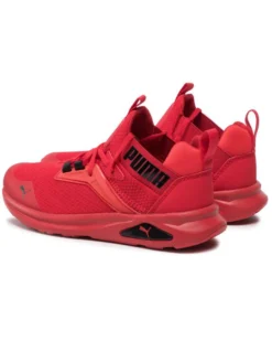 PUMA - Sneakers da bambino rossa e nera con soletta in memory foam, numerata 28/35 - ENZO 2 REFRESH AC PS