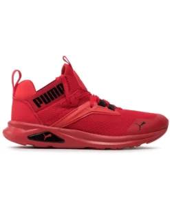 PUMA - Sneakers da bambino rossa e nera con soletta in memory foam, numerata 28/35 - ENZO 2 REFRESH AC PS