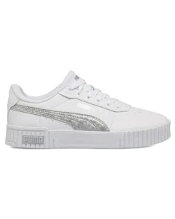 PUMA - Sneakers da donna bianca e argento laminato - CARINA 2.0 SPACE METALLICS