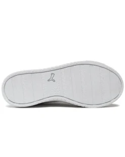 PUMA - Sneakers da donna bianca in VERA PELLE con dettagli argento - JADA RENEW