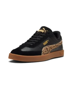 PUMA - SNEAKERS DA DONNA NERA E LEOPARDATO CLUB II ERA ANIMAL FLAIR, 404313-02