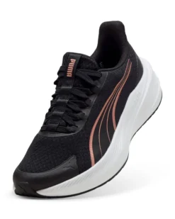 PUMA - SNEAKERS DASHER LITE SLIPTECH NERA CON DETTAGLI ROSE GOLD DA DONNA, 312963-01