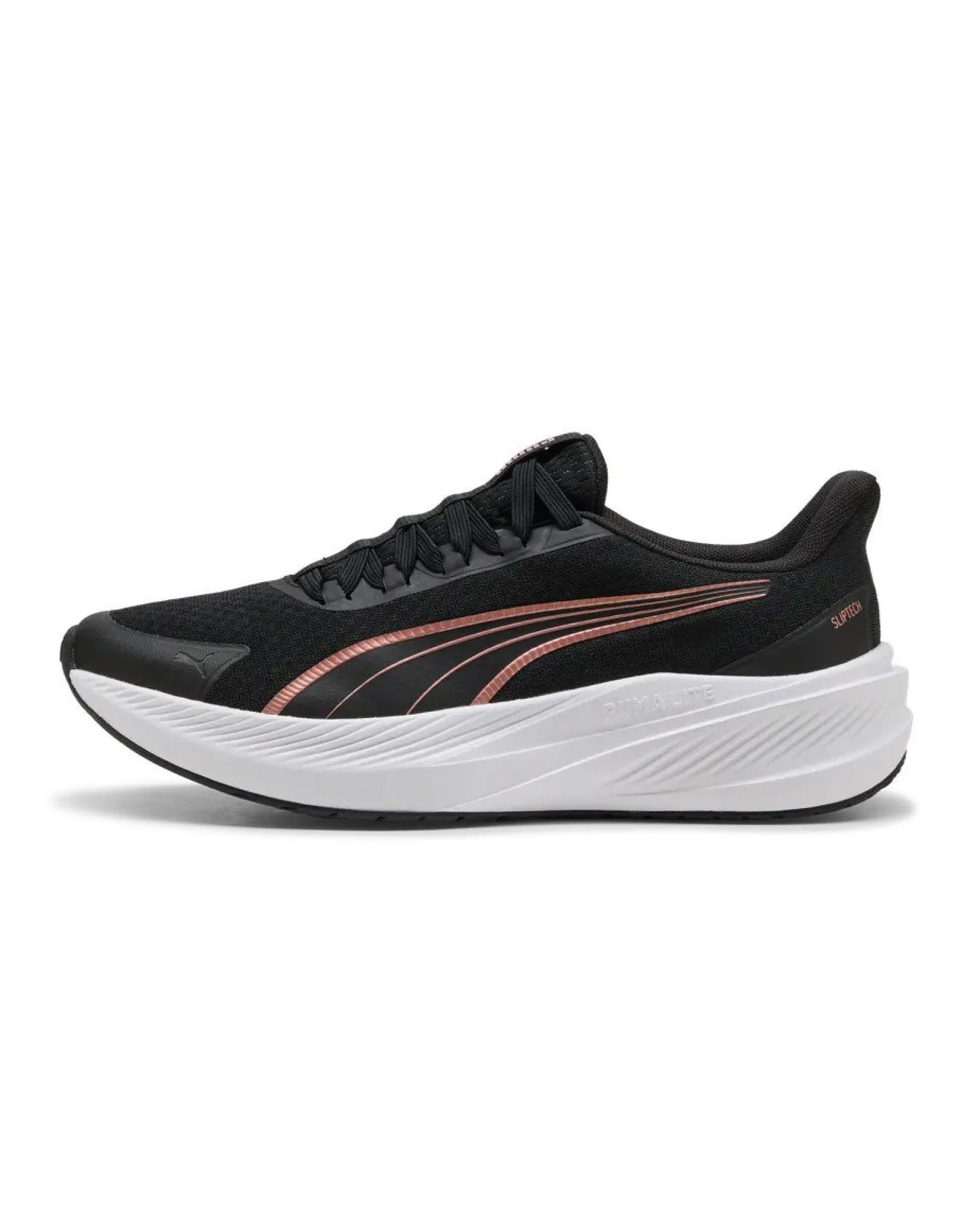 PUMA - SNEAKERS DASHER LITE SLIPTECH NERA CON DETTAGLI ROSE GOLD DA DONNA, 312963-01